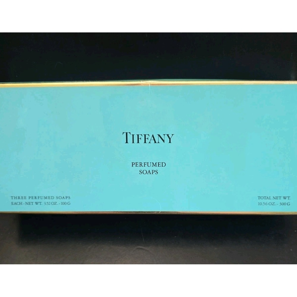 3 NEW!  Tiffany & Co Perfumed Soap Bars In gift Box 10.56 Oz Total 3.52 Oz Each